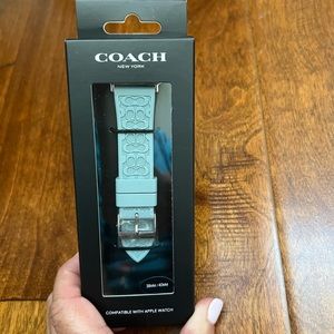 Coach Blue Apple Watch band 38mm/40mm